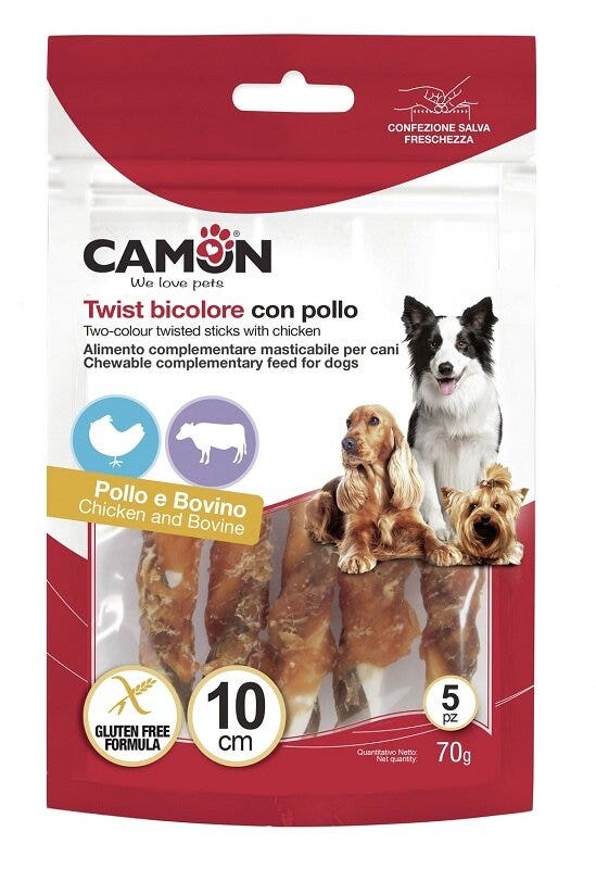 TWIST BICOLOR CON POLLO 10CM 5P-2
