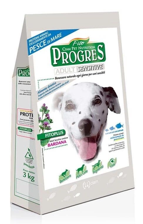 Fito Progress Adult Sensitive Pescado de Mar Alimento Seco para Perros Bolsa 12kg-1