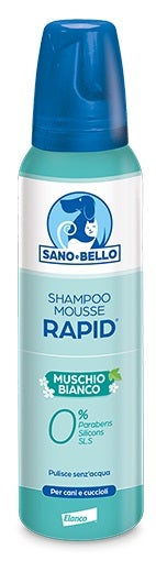 Champú Mousse Rapido Healthy and Beautiful Almizcle Blanco 300ml-1