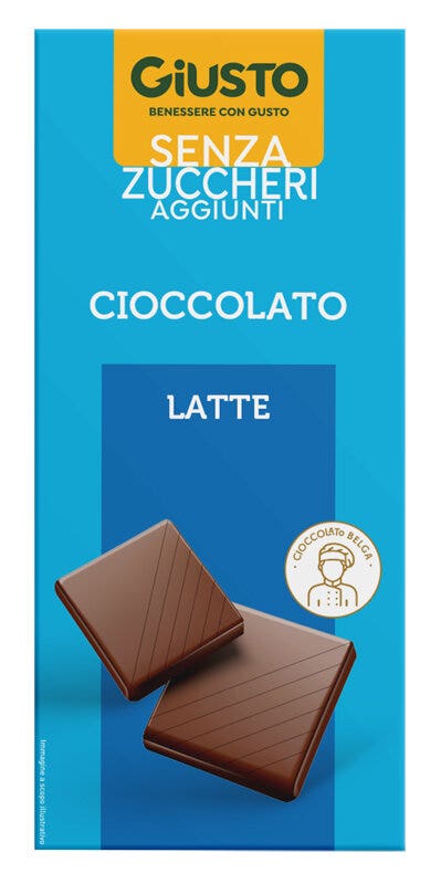 Giusto Chocolate con Leche sin Azúcares Añadidos 85 g