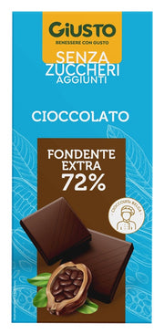 Giusto sin azúcar tableta extra fondante 85 g