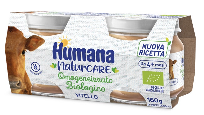 Humana Ternera Ecológica Homogeneizada 2x80g 4 Meses +-1