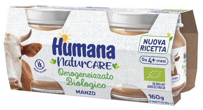 Humana Carne De Res Orgánica Homogeneizada 2x80g 4 Meses+-1