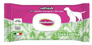 Inodorina Refresh Toallitas Limpiadoras con Clorhexidina para Perros/Gatos 40 Toallitas-1