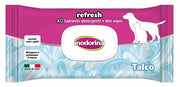 Inodorina Refresh Toallitas Limpiadoras de Talco para Perros y Gatos 40 Piezas-1