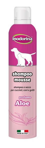 Inodorina Champú Mousse Con Aloe Para Perros/Gatos 300ml-1