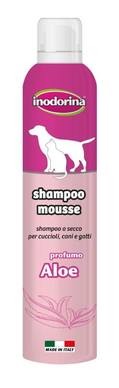 Inodorina Champú Mousse Con Aloe Para Perros/Gatos 300ml-1