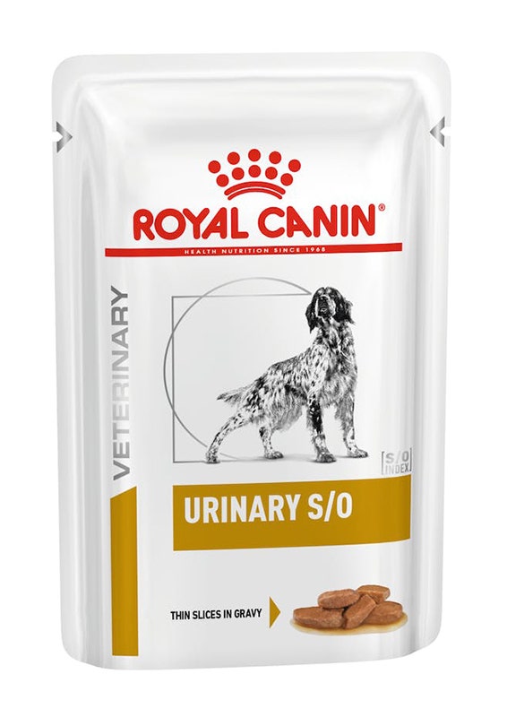 Royal Canin Veterinary Urinary S/O Tiras En Salsa Para Perros Adultos Sobres 12x100g-1