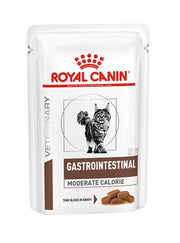Royal Canin Gastrointestinal Moderate Calorie Tiras en salsa para gatos, 12 x 85 g