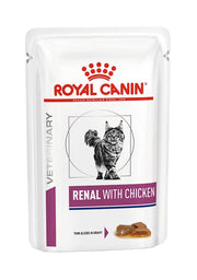 Royal Canin Veterinary Renal Gato Con Tiras De Pollo En Salsa 12x85g-1