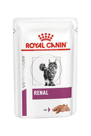 Royal Canin Veterinary Renal Paté Suave para Gatos Adultos, Sobres 12 x 85 g