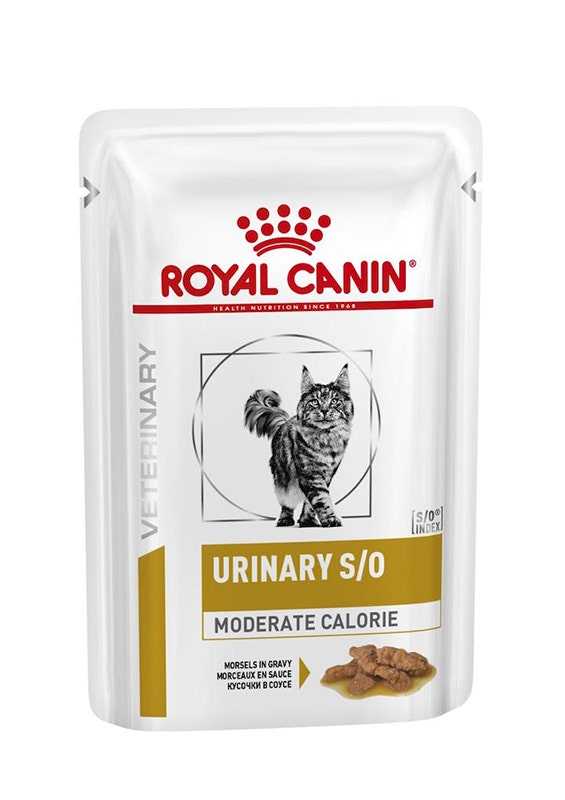 Royal Canin Urinary S/o Calorías Moderadas Tiras En Salsa Gato 12x85g-1