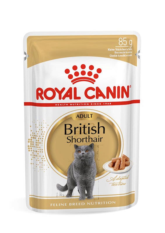 Royal Canin British Shorthair Trozos En Salsa Para Gatos 85g-2