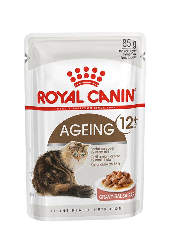Royal Canin Aging 12+ Gravy Slices en salsa para gatos 85g-2