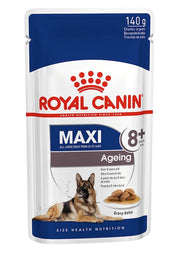 Royal Canin Maxi Aging 8+ Trozos En Salsa Para Perros 140g-1