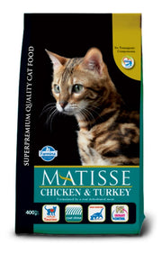 Farmina Matisse Pollo y Pavo Pienso Seco para Gatos 400g-1
