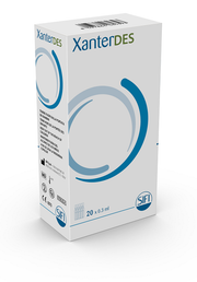 Solución oftálmica Xanterdes, 20 envases de 0,3 ml
