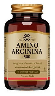 Solgar Amino Arginina 500 50 Cápsulas Vegetales-1