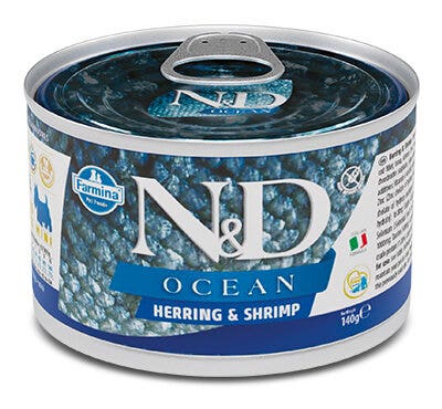 Farmina Natural & Delicious Ocean Mini Con Arenque Y Gambas Para Perros Adultos 140g-2