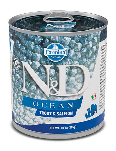 Farmina Natural & Delicious Ocean con Trucha y Salmón para Perros Adultos 285g-2