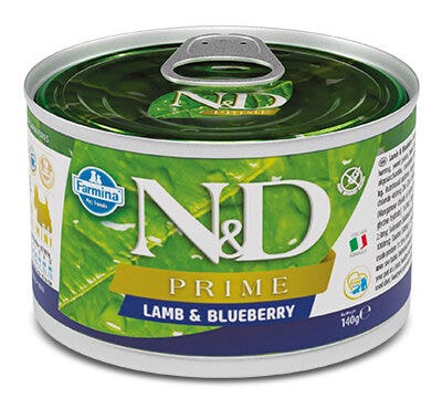 Farmina Natural & Delicious Prime Mini con Cordero y Arándanos para Perros Adultos 140g-2