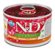 Farmina Natural & Delicious Quinoa Skin & Coat Mini Con Arenque Y Coco Para Perros Adultos 140g-1