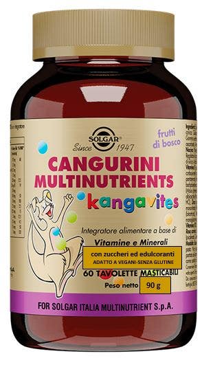 Solgar Cangurini Multinutrientes Bayas 60 Comprimidos Masticables-1