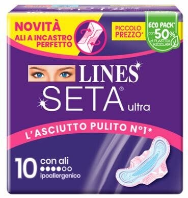LINES SEDA ULTRA ALAS DWCT 10 UNIDADES