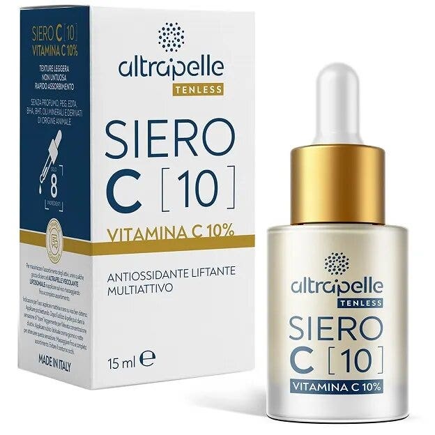 Altrapelle Tenless Siero Viso C10 Vitamina C 15ml
