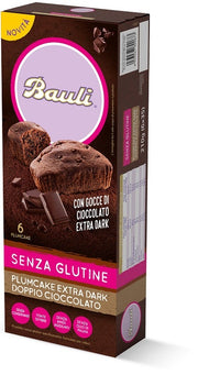 Bauli Plumcake Extra Dark Senza Glutine 6 Pezzi