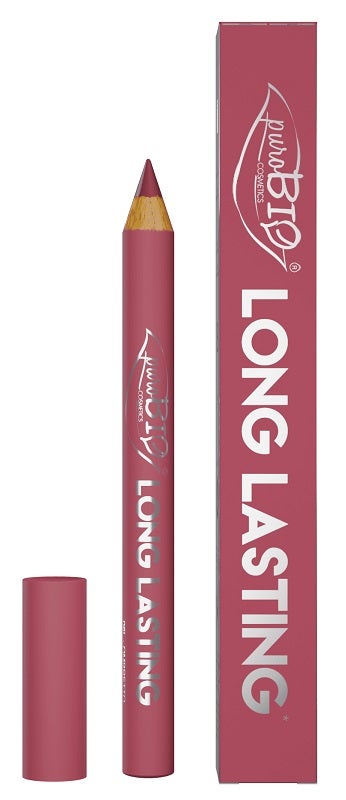 Purobio Cosmetics Lápiz Labial de Larga Duración 0,15 Rosa Intenso 3g-1