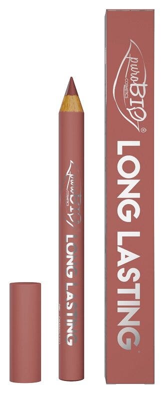 Purobio Cosmetics Lápiz Labial de Larga Duración 0.17 Nude Melocotón 3g-2