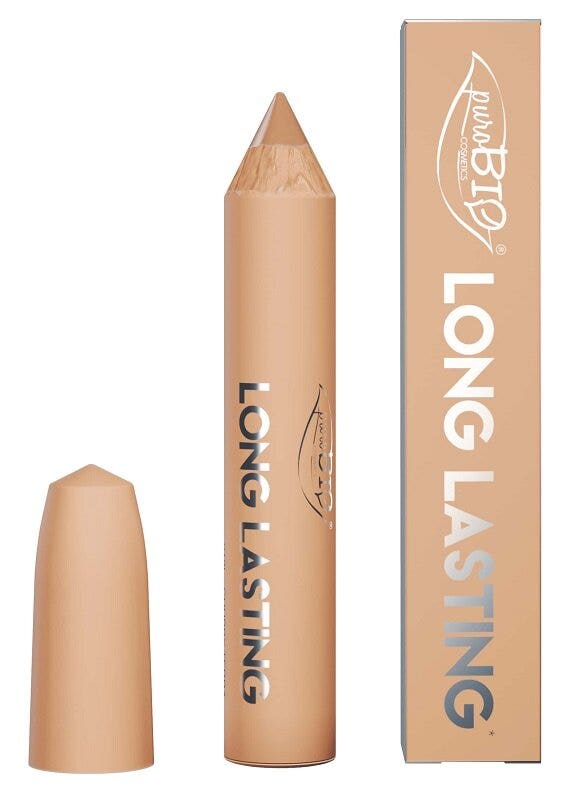 Purobio Cosmetics Corrector Chubby de Larga Duración 0.27 Beige-Melocotón 3.3g-1