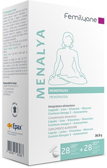 Laboratoires Bailleul Menalya Menopausia 28 Cápsulas Duras + 28 Cápsulas Blandas-1