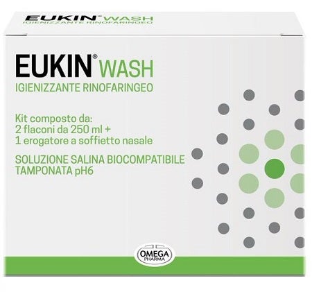Eukin Wash Kit Higienizante Rinofaríngeo 2x250 ml