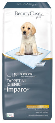 BeautyCase Tappetini Assorbenti Per Cani Taglia L 8 Pezzi 60x90cm
