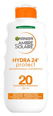 Garnier Ambre Solaire Hydra 24h Protect Leche Protectora Clásica 200 ml SPF20