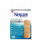 3M Apósitos Nexcare Universal Breathable  20 unidades 25 mm x 72 mm