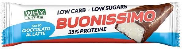 Whynature Buonissimo Barrita proteica de chocolate con leche 30 g