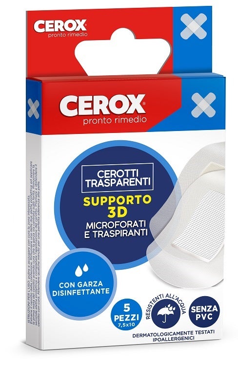 Cerox Soporte 3D para Tiritas Transparentes 7,5x10cm 5 Piezas-1