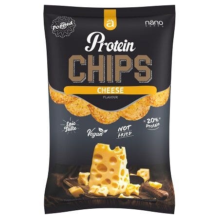 Nano Supps Protein Chips, chips proteicos con sabor a queso, 40 g