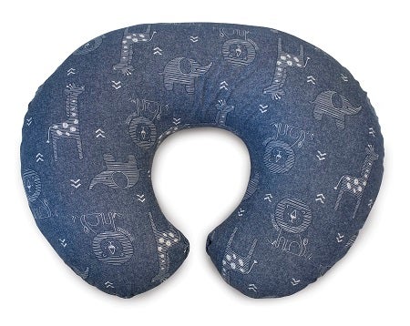 Chicco Boppy Denim Animales Almohada Lactancia-1