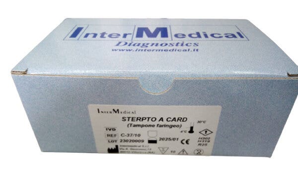 INTERMEDICAL STREPTO A 10TEST