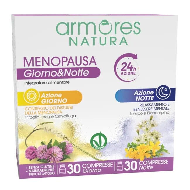 Armores Natura Menopausia Día&Noche 30+30 Comprimidos-2