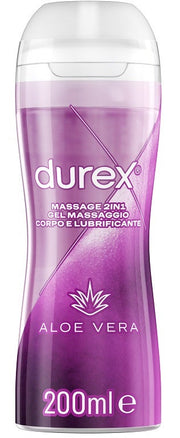 Durex Massage 2 en 1 Gel Lubricante de Aloe Vera 200 ml
