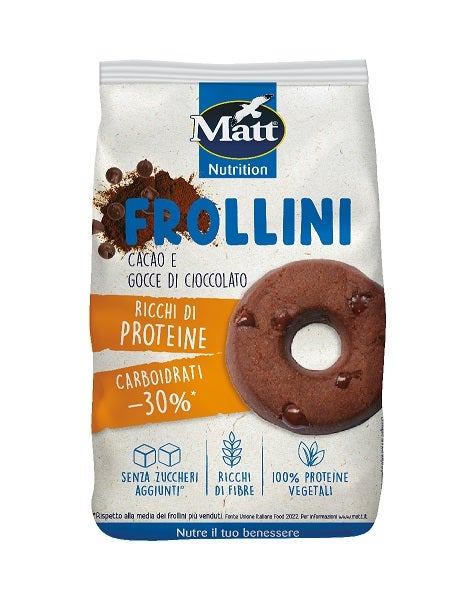 Matt Nutrition Frollini Cacao Gocce Di Cioccolato 200g