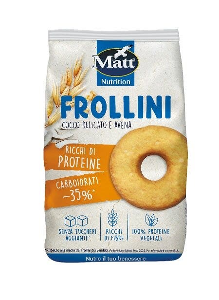 Matt Nutrition Frollini Cocco Delicato/Avena 200g