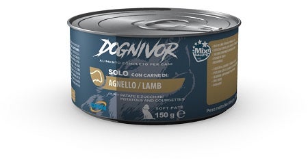 DOGNIVOR CORDERO PAT/ZUCCH 150 g
