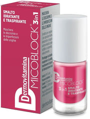Dermovitamina Micoblock Esmalte 3 en 1 Base y Capa Final Rosa 5 ml