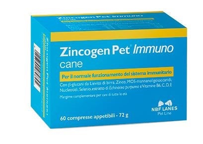 Zincogen Pet Immuno Alimento Complementario para Perros 60 Comprimidos-1
